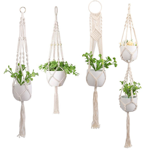 Macrame Handmade Plant Hanger Baskets