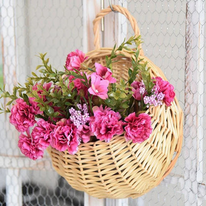 Handmade Rattan Hanging Wall Planter